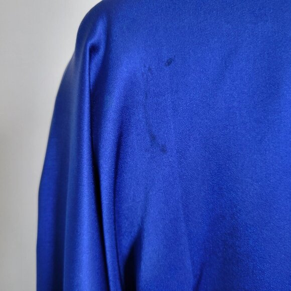 Taiquan/Tai chi Chinese Sapphire Blue Embroidered Dragon Taifu Kimono (Size: XL) - Picture 15 of 16